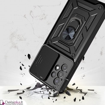 5in1 smūgiams atsparus dėklas su žiedu ir kameros apsauga (Samsung A53 5G)